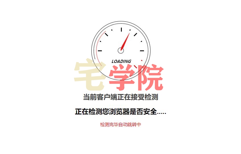 图片[1]-一款漂亮的安全检测go跳转源码-阿宅博客