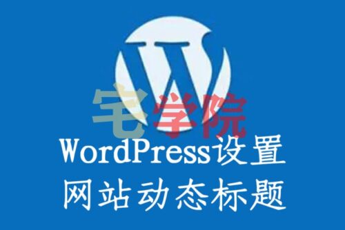 网站设置动态标题(适合博客)-阿宅博客